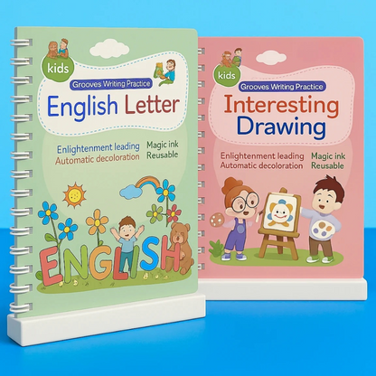 Reusable Grooved Handwriting Practice Books
