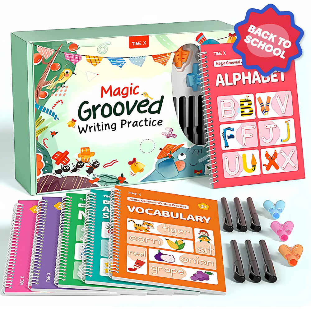 Reusable Grooved Handwriting Practice Books