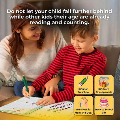 Reusable Grooved Handwriting Practice Books