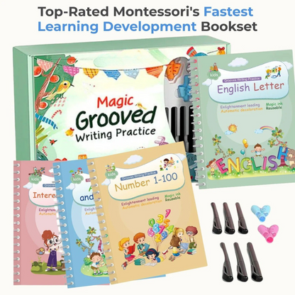 Reusable Grooved Handwriting Practice Books
