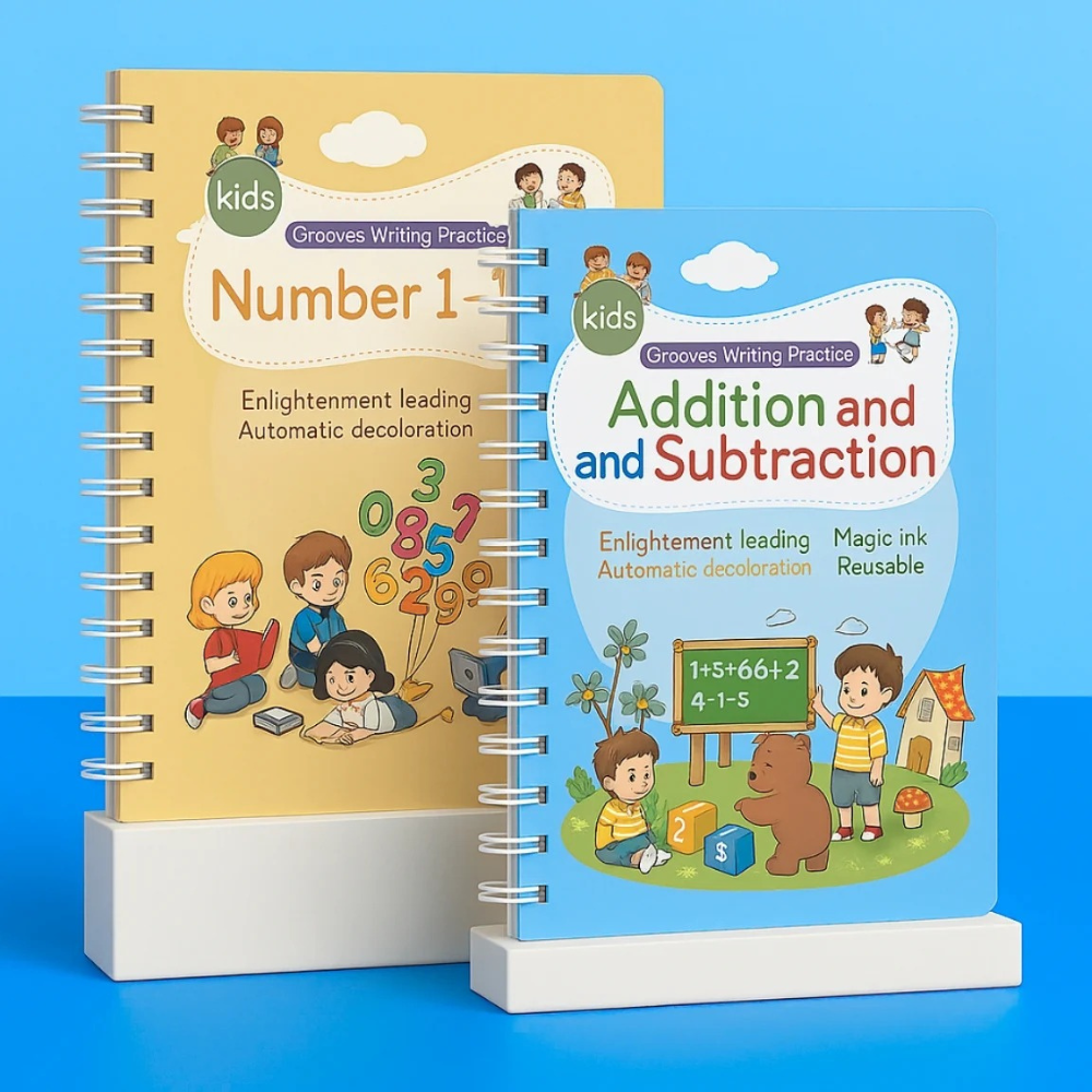 Reusable Grooved Handwriting Practice Books